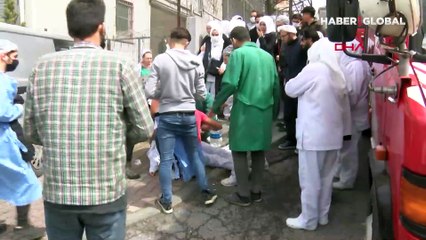 İş yerinde trafo patladı, yaralı işçiyi arkadaşı kurtardı