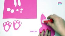 How To Make A Paper Bunny Rabbit  Easy Easter Crafts Ideas Emma Diy #67
