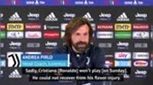 Pirlo confirms Ronaldo injury blow for crucial Juve clash