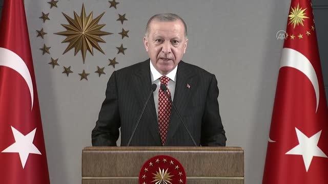Son Dakika | Cumhurbaşkanı Erdoğan: Bizi engellemek isteyenlere cevabımızı hep daha büyük hizmetleri, eserleri ülkemize kazandırarak verdik