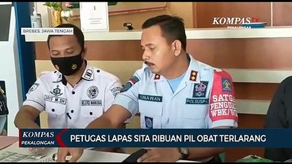 Petugas Lapas Sita Ribuan Pil Obat Terlarang