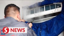Fathers work as air conditioner cleaners to support leukemia-stricken children