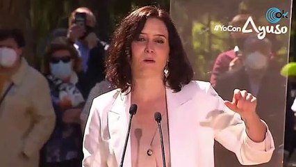 Ayuso centra sus críticas en Sánchez: "Necesita Madrid para seguir con su hoja de ruta de romper España"