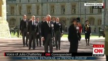 Prince Harry and William Walk Together at Prince Philip's Funeral