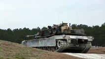 U.S Soldiers • M1A1 Abrams Battle Tank • Live-Fire Exercise