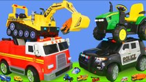 Fire Truck, Excavator, Tractor, Train, Police Cars & Ride On Toy Vehicles for Kids