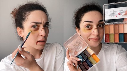 BENİ SAÇLARIMDAN TUTUP YERLERDE SÜRÜKLEDİLER MAKYAJI!