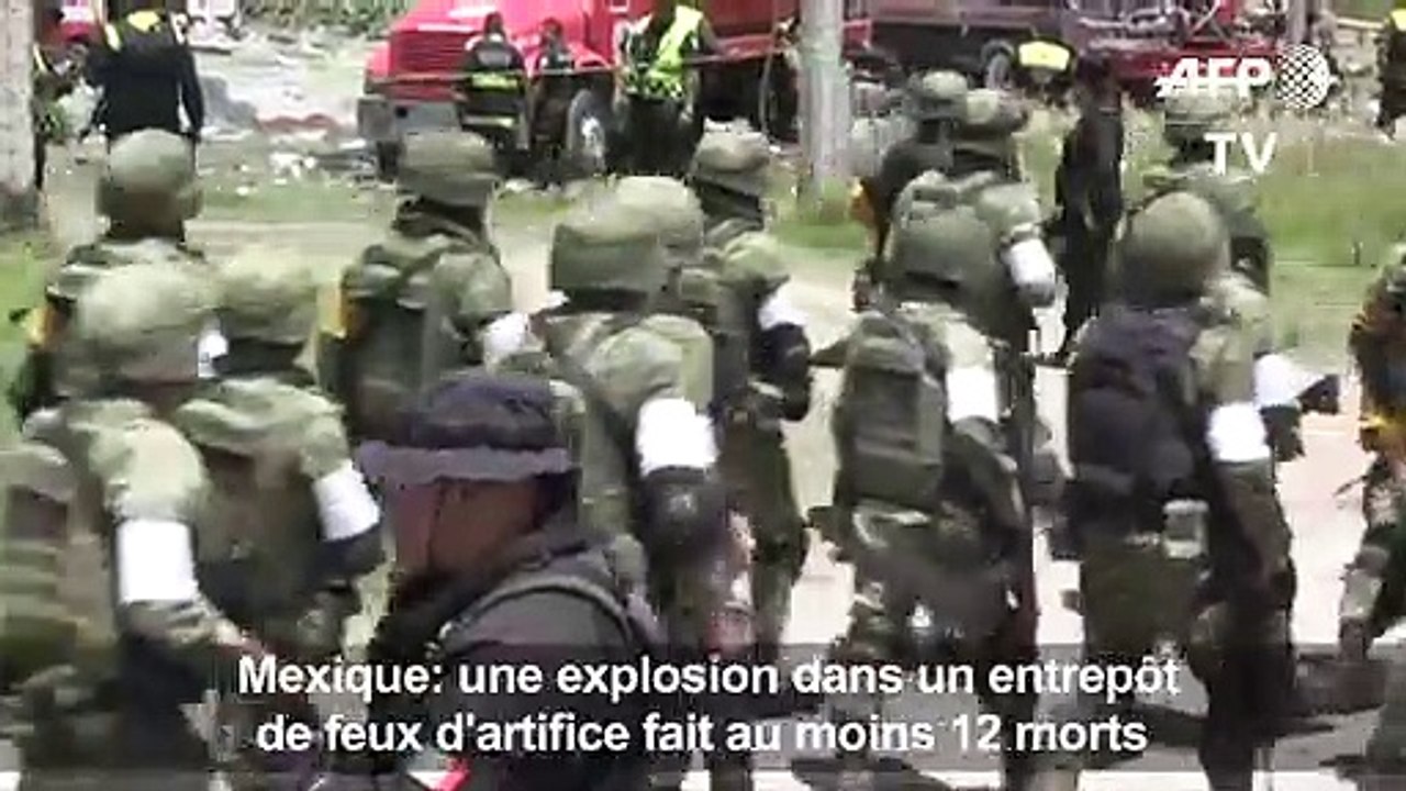 Mexique: explosion dans un entrepôt de feux d'artifice, 12 morts