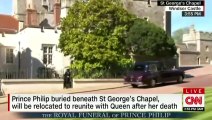 William and Harry walk together after Prince Philip's Funeral