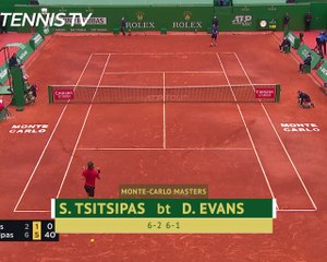 Télécharger la video: Tsitsipas brushes aside Evans to reach Monte Carlo final