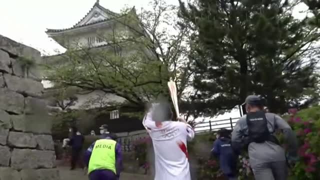 La antorcha olímpica sigue su recorrido por Japón pese a la amenaza del Covid 19