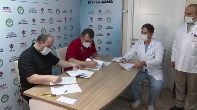 Son dakika haberleri | Bakan Varank, VLP aşısının ilk dozunu yaptırdı (2)