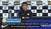 Conte relishing Koulibaly-Lukaku battle in key Scudetto clash