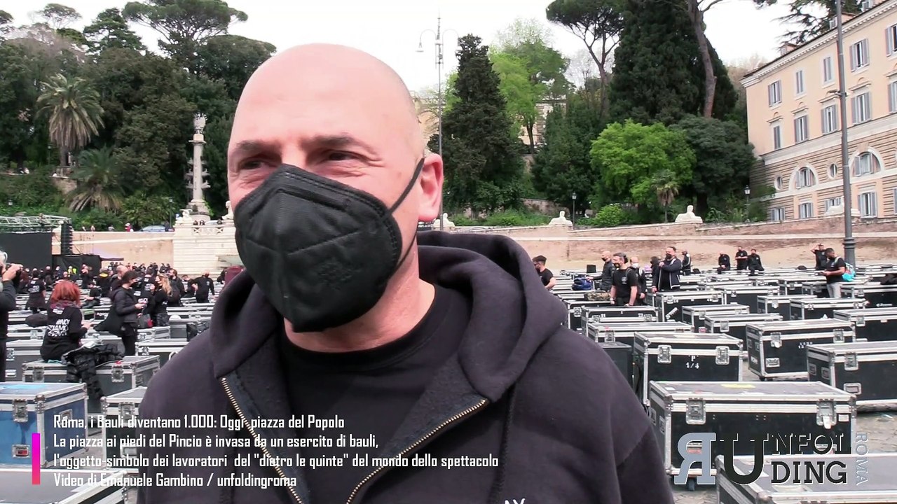Roma, i Bauli diventano 1.000: Oggi  piazza del Popolo parte 1
