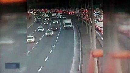 TEM Otoyolu'nda kaza değil cinayete teşebbüs!