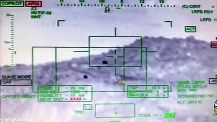 Atak helikopteri Afrin'de terörist avında!