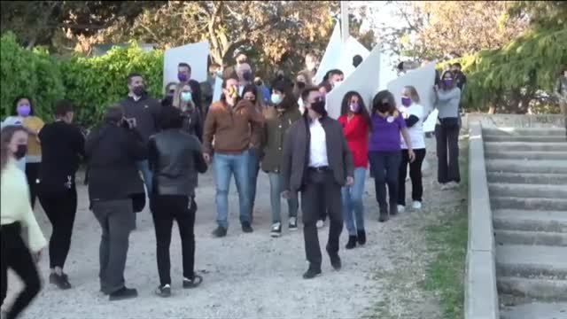 Unidas Podemos arranca su campaña sobre el lema Que hable la mayoría