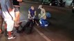 Somente no início da noite, três acidentes são registrados em Cascavel; Desta vez, motociclista fica ferido