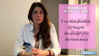 Que Mange Bébé À 12 Mois ?