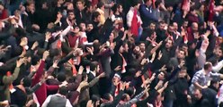 Cumhurbaşkanı Erdoğan için hazırlanan 3 boyutlu koreografi kongreye damga vurdu
