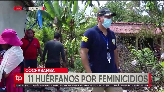 Cochabamba registra 11 huérfanos a causa de víctimas de feminicidios