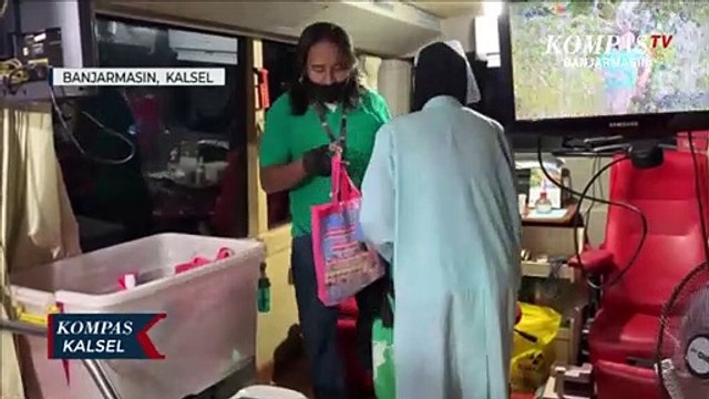 Donor Darah Bisa Malam Hari, Pendonor Juga Dapat Bingkisan Bahan Pokok dari PMI Banjarmasin