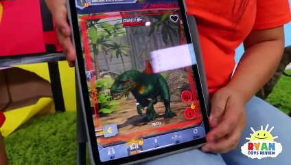 Giant Smash Dinosaur Surprise Toy Box! Indominus Rex Escaped!