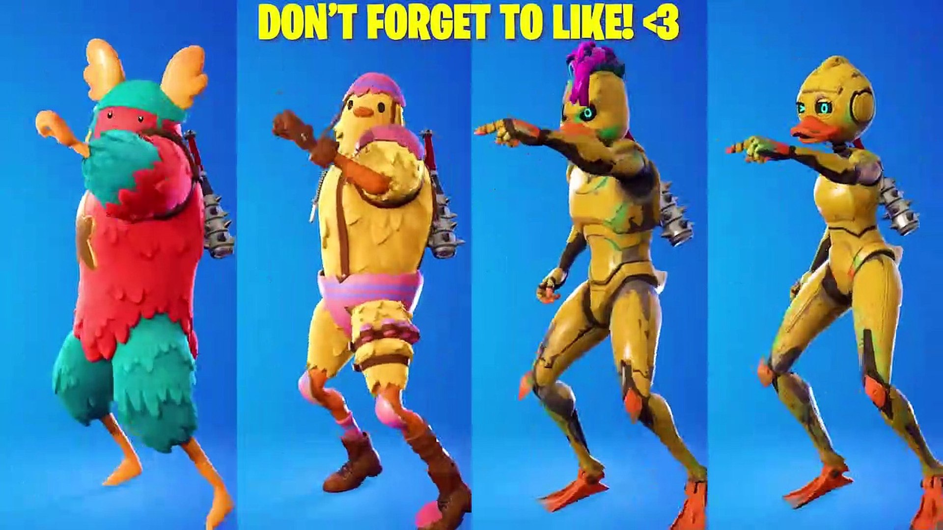 ⁣All Fortnite Tiktok Dance & Emotes! #7 (Hit The Quan, Leave The Door Open, Chicken Wing, Pull Up