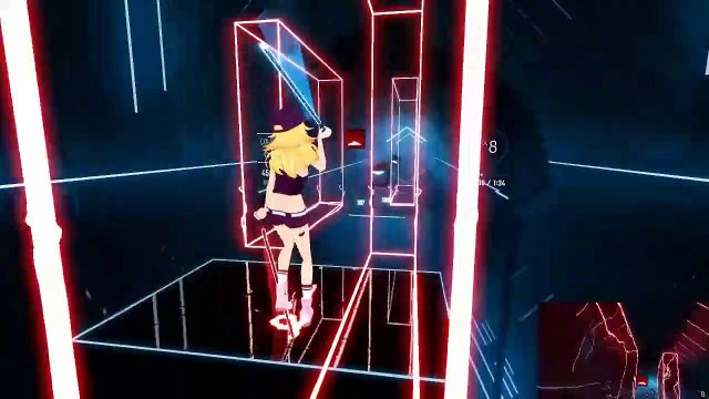 Beat Saber - Chikatto Chika Chika - Fujiwara Chika [Full Body Tracking]