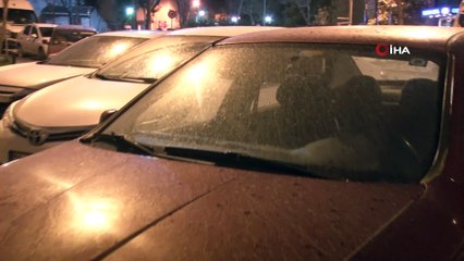 İstanbul’da çamur yağışı etkili oldu