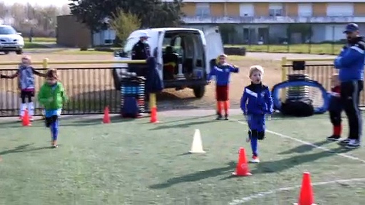Entraînement U7 17/04/21 - Arthur, Hugo, Maxime et Raphaël