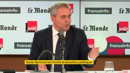 Xavier Bertrand : "J'ai été profondément marqué par la crise des "gilets jaunes". Le message du début des "gilets jaunes", c'était "nous travaillons et nous n'arrivons pas à nous en sortir". Ce message, je ne l'ai pas oublié."