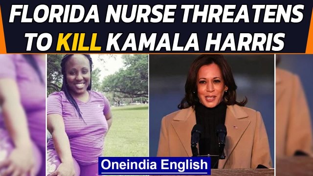 Florida nurse arrested for threating to US Vice President Kamala Harris | Oneindia News