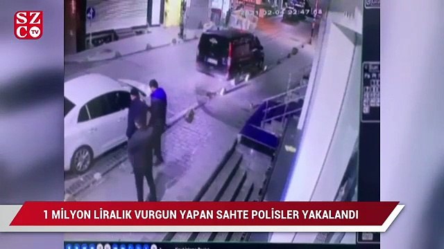 1 milyon liralık vurgun yapan sahte polisler yakalandı