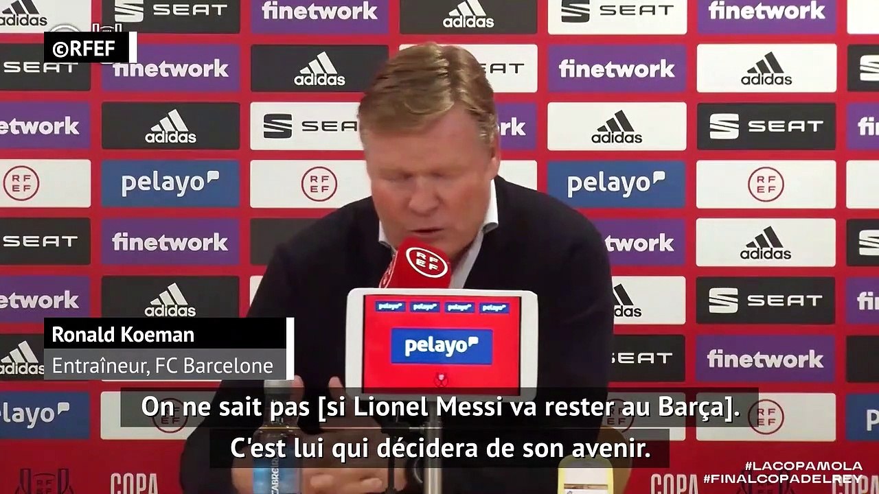Koeman : "Messi, le meilleur joueur du monde"