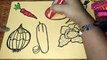 How To Draw Vegetables |Salad Making Vegetable Drawing
