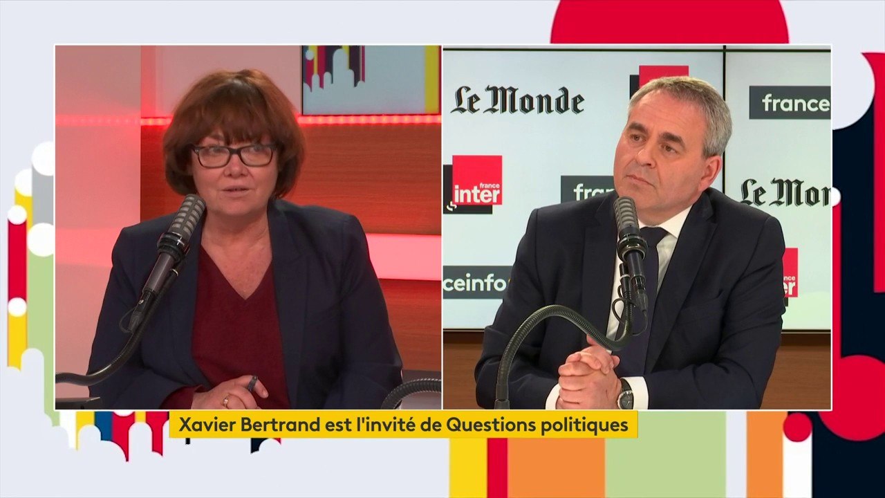 Xavier Bertrand : "De plus en plus de policiers voire de gendarmes voient leur famille menacée. Parfois ils ne font plus les courses en famille parce qu'ils ne veulent pas être reconnus."