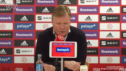 Koeman: "Ya tenemos un título en el bolsillo y vamos a por el segundo"