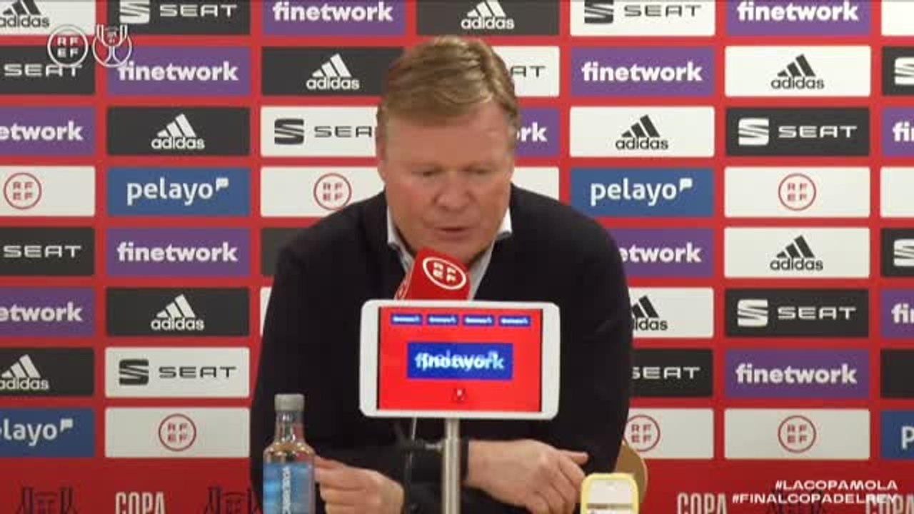 Koeman: "Ya tenemos un título en el bolsillo y vamos a por el segundo"