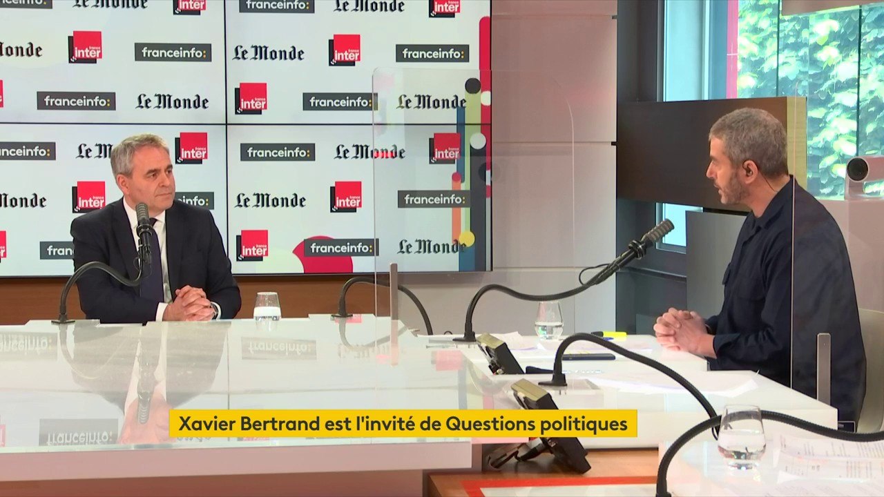 Xavier Bertrand : "Aujourd'hui, le système centralisé, quelle que soit la qualité des personnels, ça n'a pas fonctionné (...). Demain, le pilotage du système de santé dans les territoires doit être confié aux départements et aux régions."