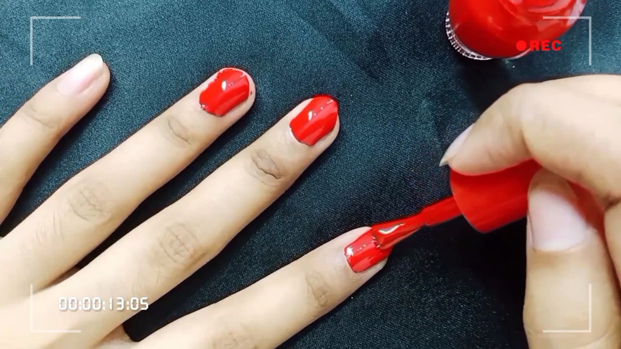 black vampire nail art |design