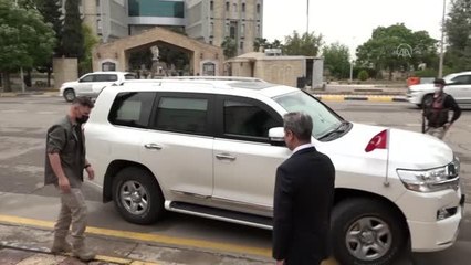 Türkiye'nin Bağdat Büyükelçisi Yıldız, Türkmen Bakan Maruf ile görüştü