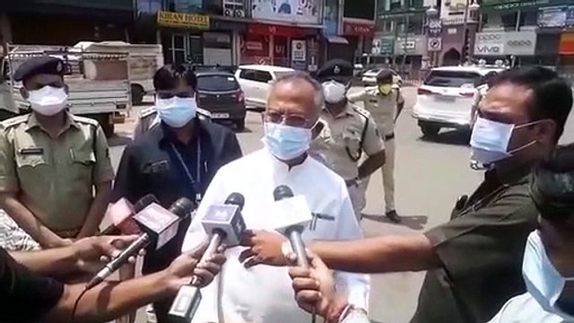 लॉकडाउन का जायजा लेने निकले गृह मंत्री, पुलिस जवानों को दी ये समझाईश