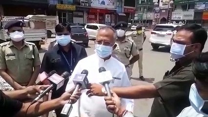 लॉकडाउन का जायजा लेने निकले गृह मंत्री, पुलिस जवानों को दी ये समझाईश