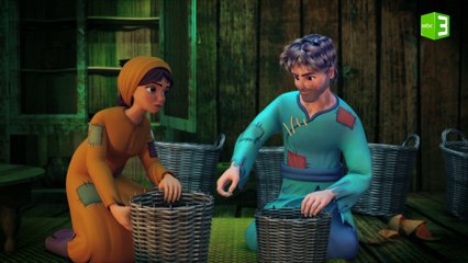 الأميرة تساعد زوجها في صنع السلال