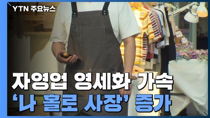 '나 홀로 사장' 나 홀로 증가...자영업 영세화 가속 / YTN
