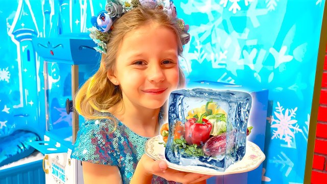 Nastya and dad in mysterious challenge Hot vs Cold and other kids challenges