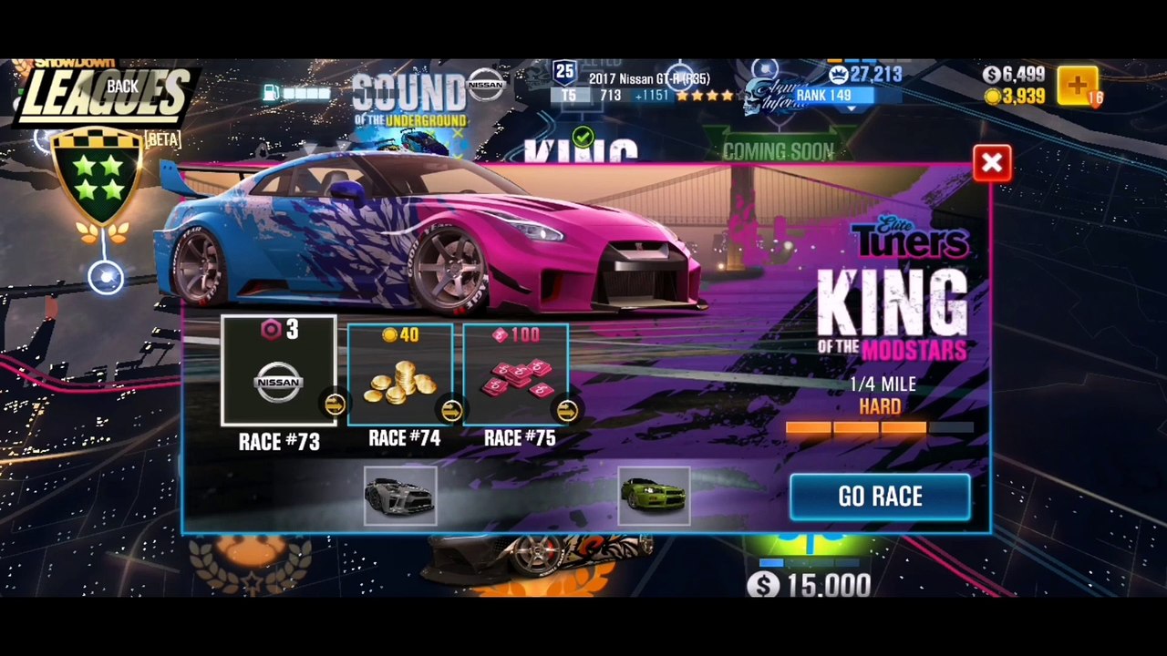 CSR 2 Gameplay - King Of The Modstars (Race 71 - 75)