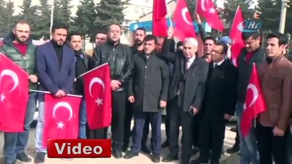 Hatay'da Afrin'de görev yapan askerlere destek konvoyu