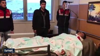 Bakan Soylu çığda yaralanan askerleri ziyaret etti